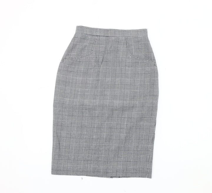 Richards Women's Check Pencil Skirt, Size 10, Multi
