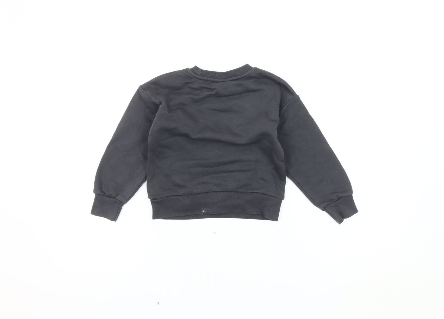 Disney Classics Girls Black Marie Sweatshirt 3-4 Years