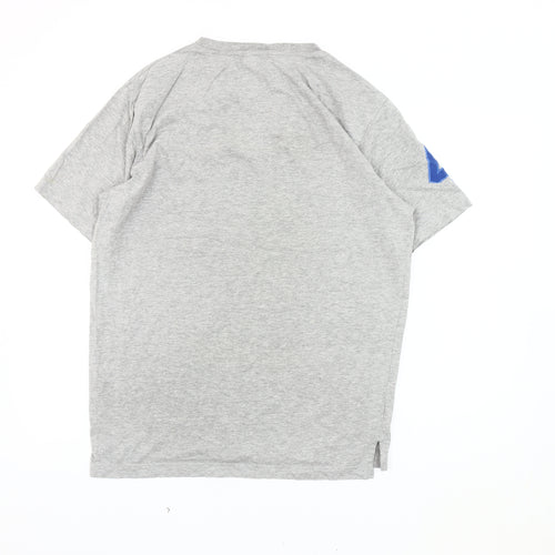 Voi Jeans Men's Grey T-Shirt Short Sleeve Large