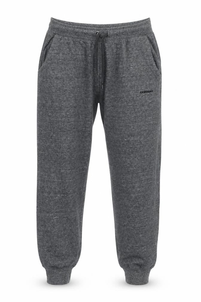 Front view of Donnay Grey Men's L Sweatpants for Gym & Casual