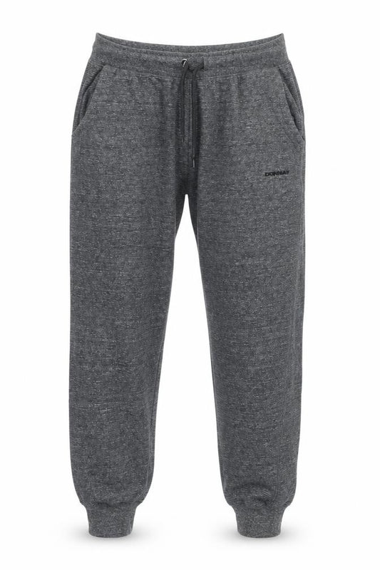 Front view of Donnay Grey Men's L Sweatpants for Gym & Casual