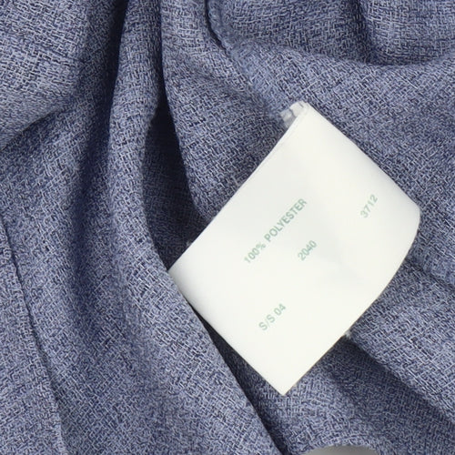 Jumper Women's Blue Button-Up Shirt, Size 14, Long Sleeve