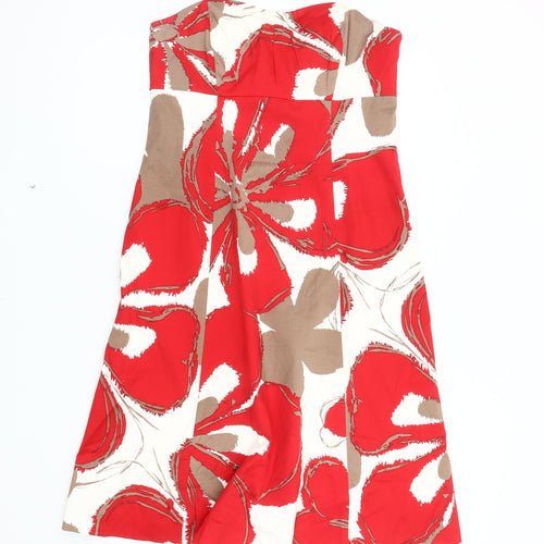 Coast Women's Multicoloured A-Line Floral Dress Size 14