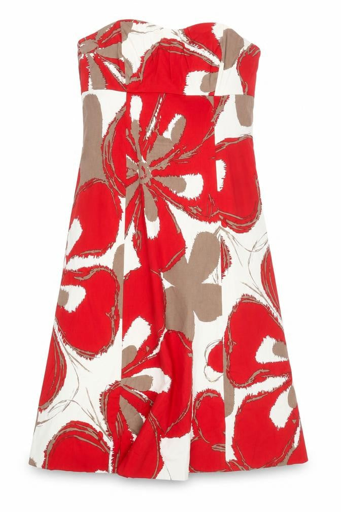 Front view of Coast Women's Multicoloured A-Line Floral Dress, size 14