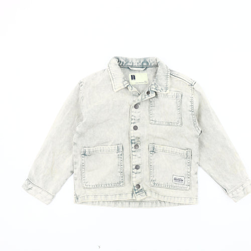 Next Boys Grey Denim Jacket, Size 6-7 Years, Casual
