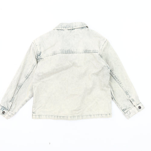 Next Boys Grey Denim Jacket, Size 6-7 Years, Casual