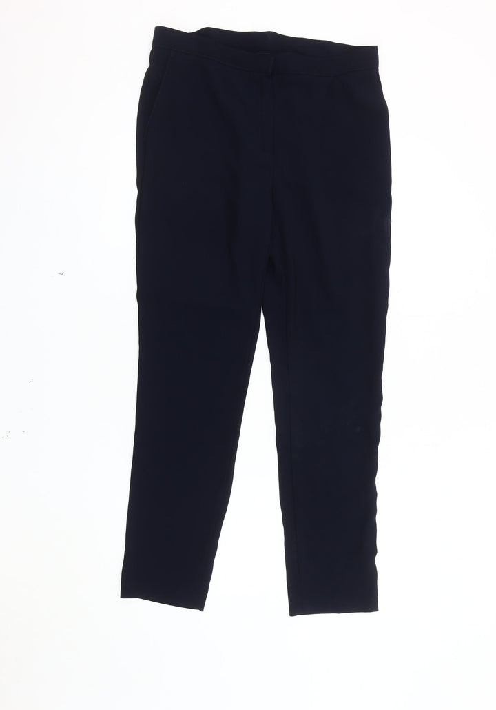 Busy Women's Black Ankle Trousers, Size 14, Straight Leg