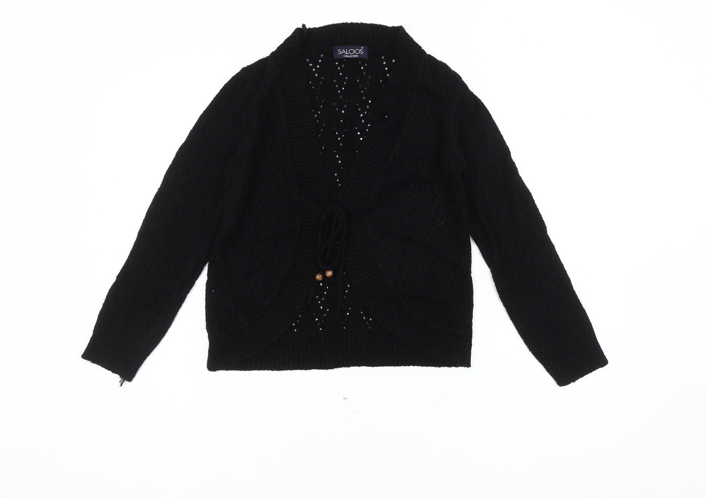 Saloos Women's Black Knit Cardigan - M