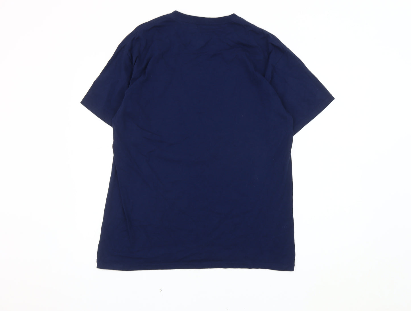 Majestic Blue Men's L Sports Graphic T-Shirt