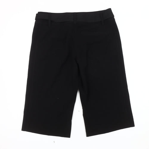 Next Women's Black Culotte Petite Shorts Size 10