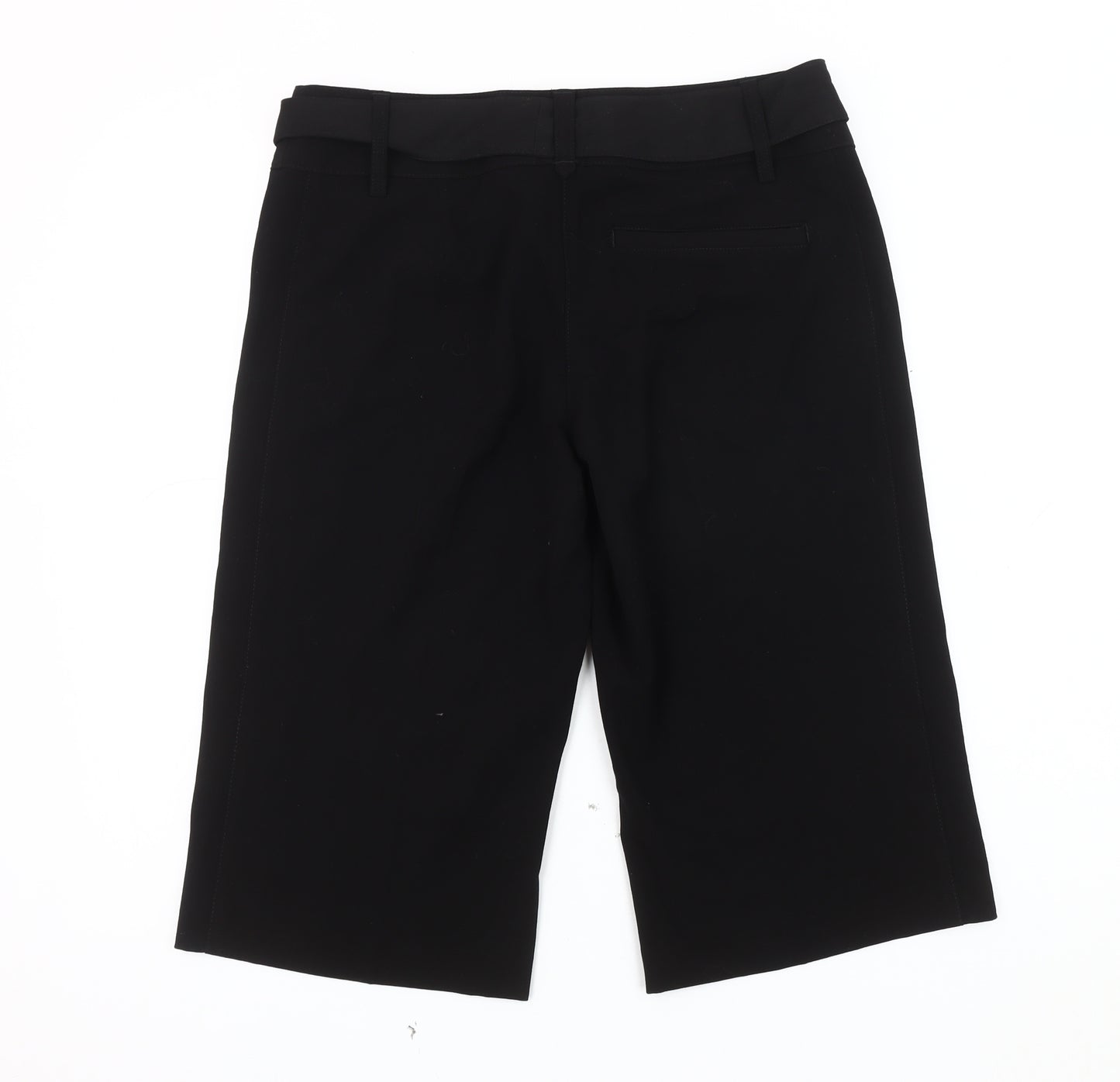 Next Women's Black Culotte Petite Shorts Size 10
