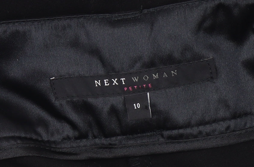 Next Women's Black Culotte Petite Shorts Size 10