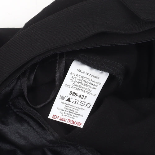 Next Women's Black Culotte Petite Shorts Size 10