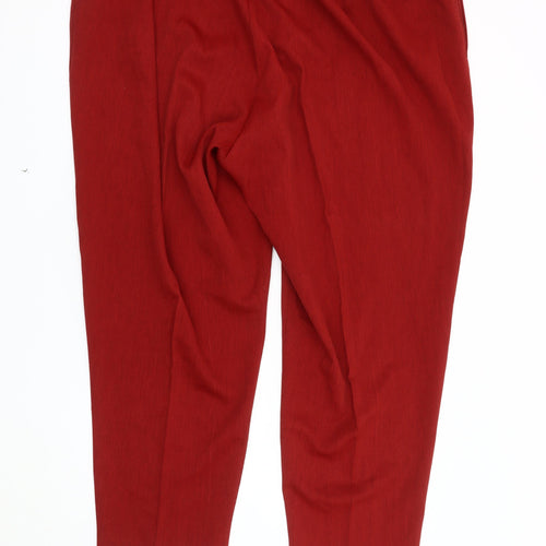 Essence Women's Red Trousers Size 30