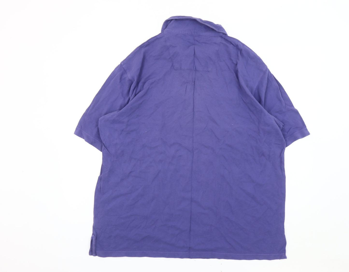 Marks and Spencer Men's Purple Collared Shirt XL