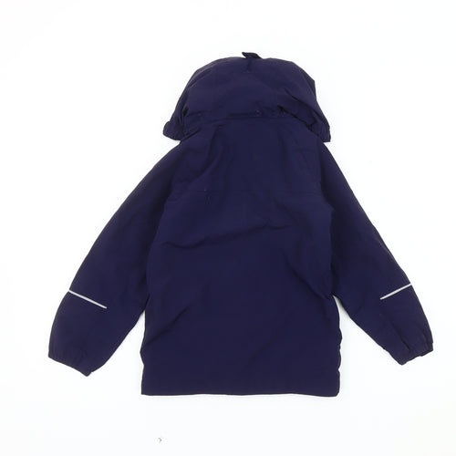 Berghaus Girls Blue Parka Jacket 5-6 Yrs Hooded Autumn