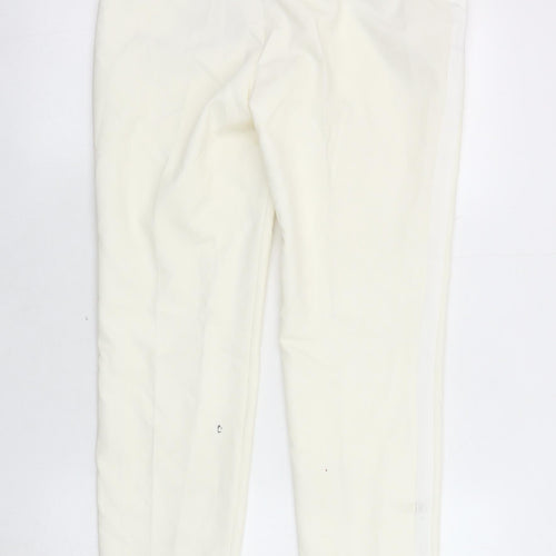 Zara Women's Ivory Trousers, Size S - Stylish & Versatile