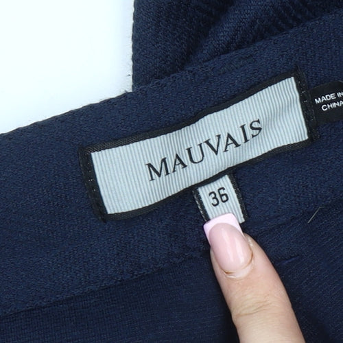 Mauvais Women's Blue Straight Trousers Size 8