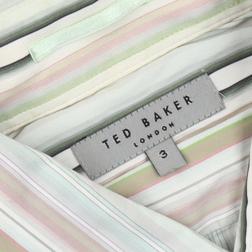 Ted Baker Men's Striped Multicoloured Casual Shirt M
