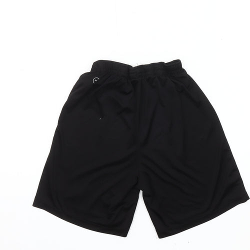 Puma Boys Black Athletic Shorts - Size S, Lightweight for Summer