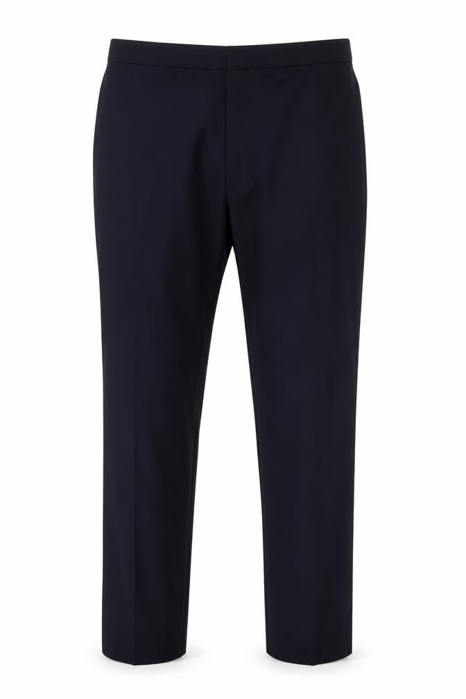 Front view of Marks & Spencer Men's Blue Tailored Trousers L