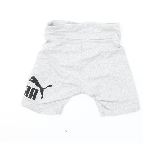 Puma Women's Grey Athletic Gym Shorts XS