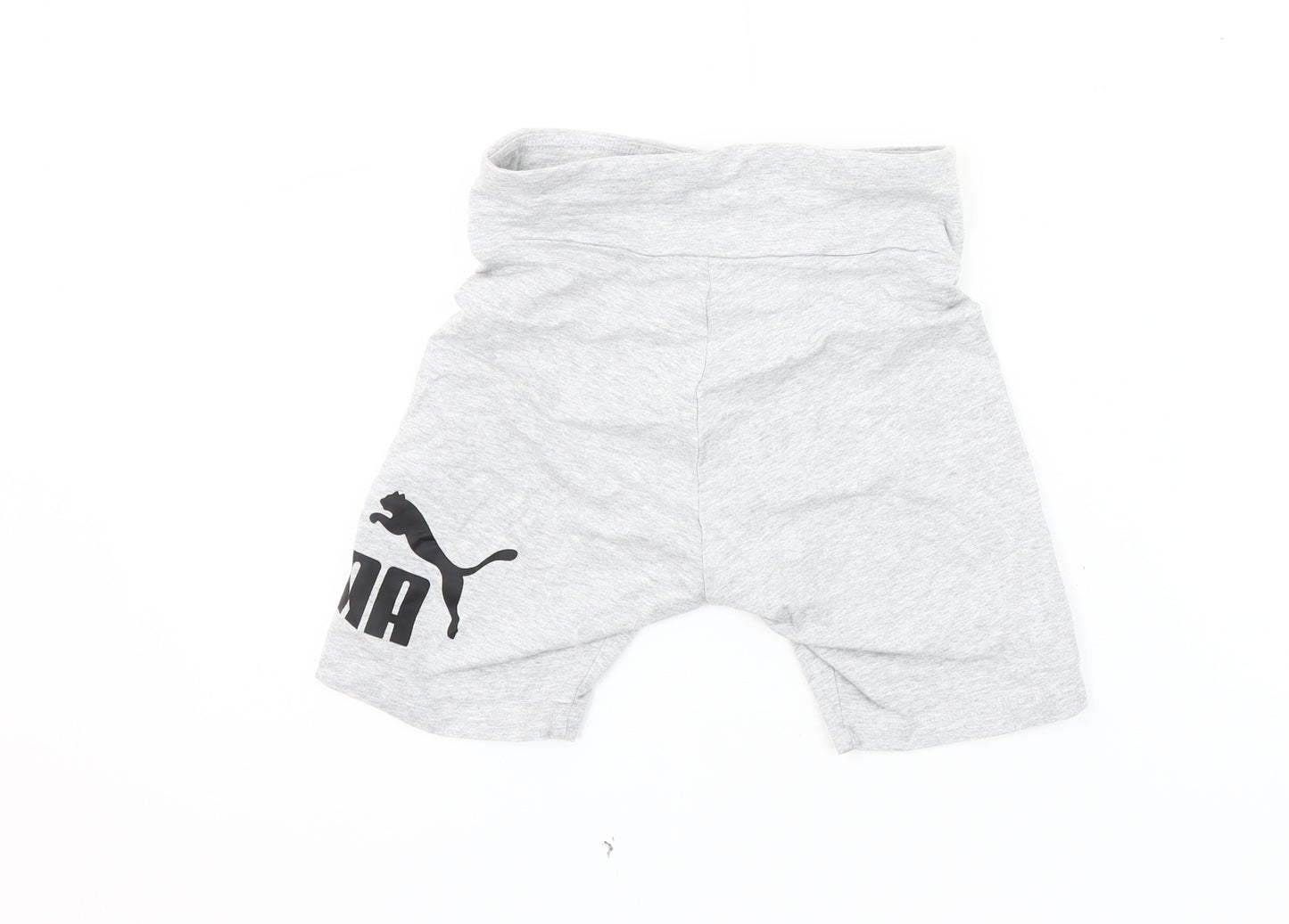 Puma Women's Grey Athletic Gym Shorts XS