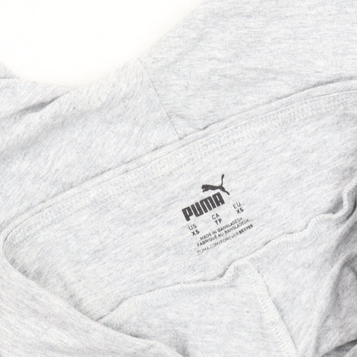 Puma Women's Grey Athletic Gym Shorts XS