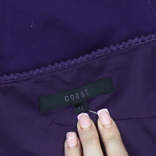 Coast Women's Purple Pencil Dress Size 12