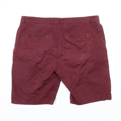 OneSix5ive Men's Red Chino Shorts Size 38