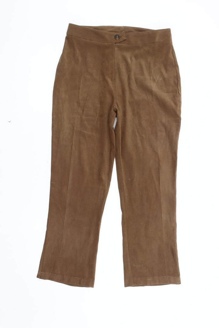Etam Women’s Brown Straight Leg Trousers Size 14