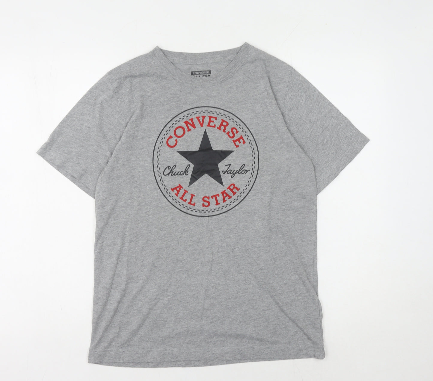 Converse Boys Grey Logo T-Shirt 12-13 Years Casual Short Sleeve
