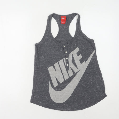 Nike Women's Grey Tank Top - Size S - Lightweight