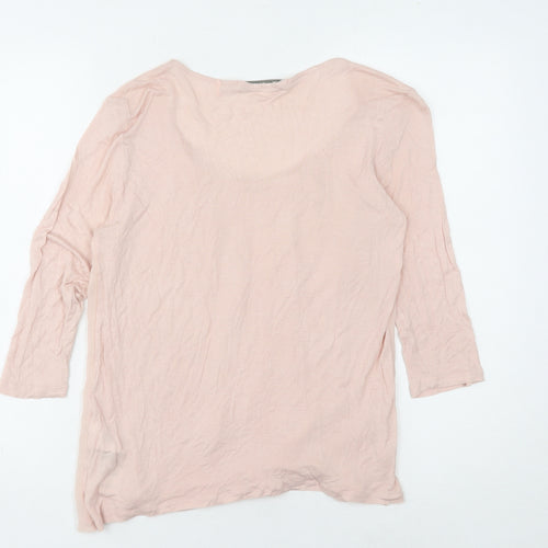 Monari Women's Pink 3/4 Sleeve Blouse Size 12