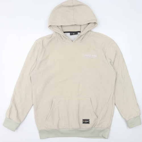 Axwear Beige Pullover Hoodie Men's 2XL with Logo