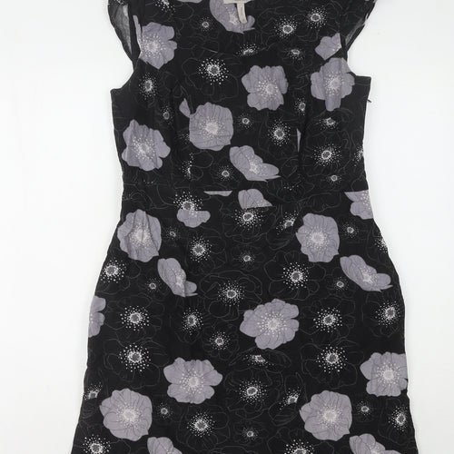 Pepperberry Women's Black Floral Dress Size 12
