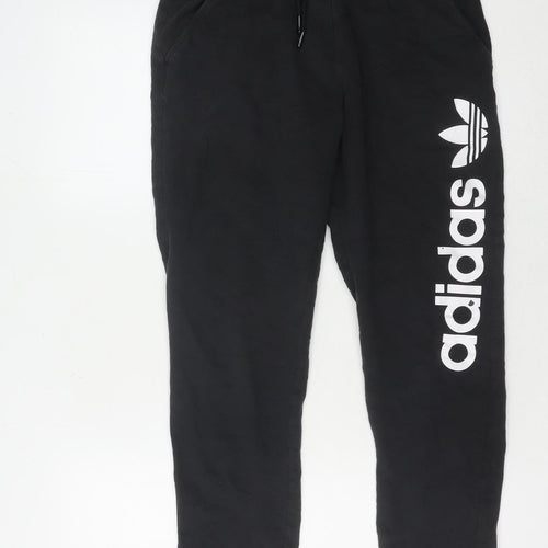 Adidas Women's Black Jogger Trousers - Size S