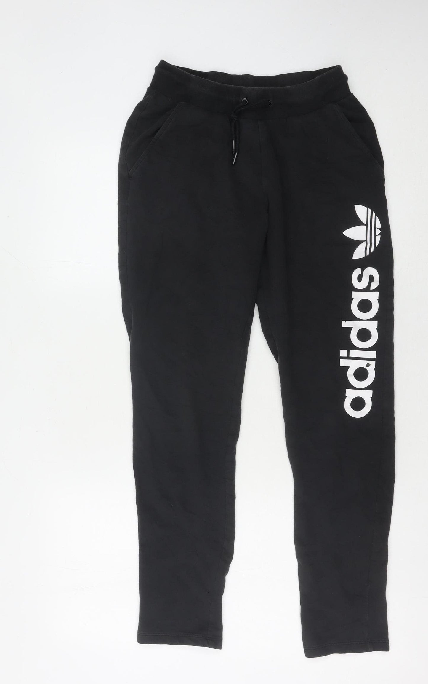 Adidas Women's Black Jogger Trousers - Size S