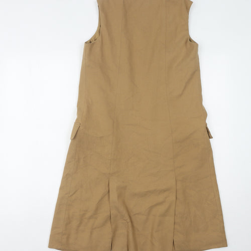 Merona Women's Brown Long Waistcoat Size 2
