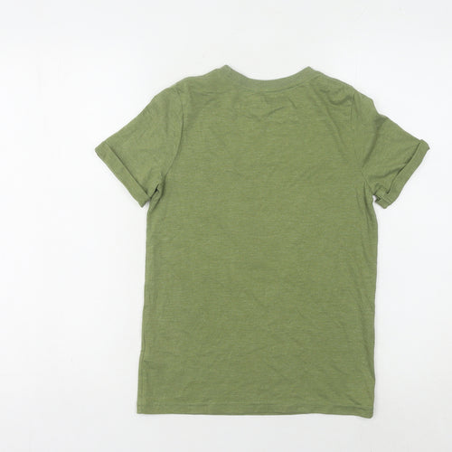 Jinx Boys Green Minecraft T-Shirt 9-10 Years Regular Fit
