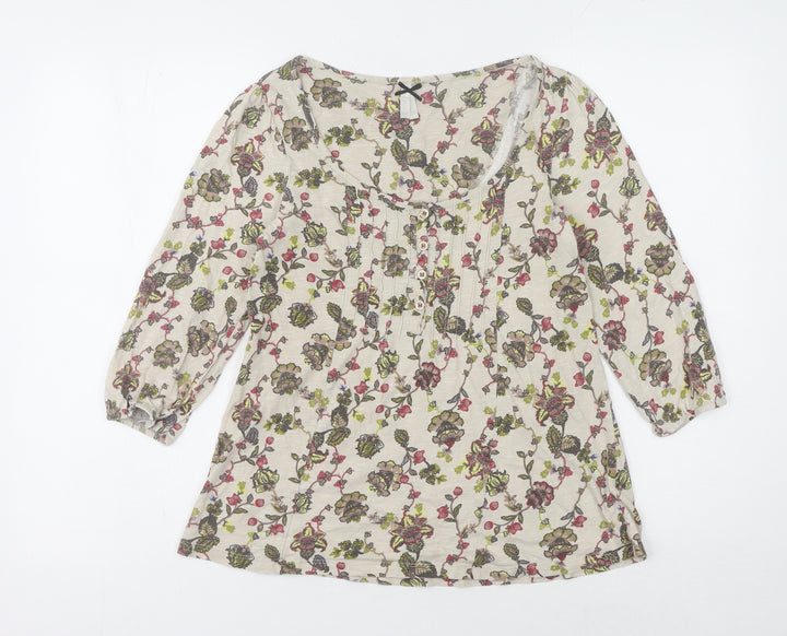 Next Women's Multicoloured Floral Blouse Size 8
