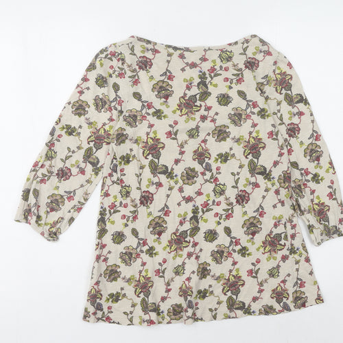Next Women's Multicoloured Floral Blouse Size 8