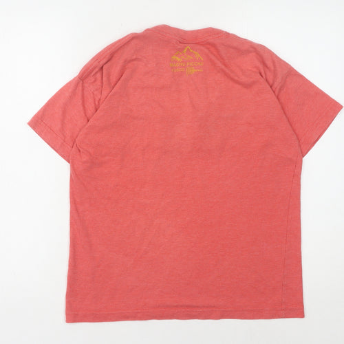 Manu Arts Red Unisex T-Shirt, Size S, Casual Summer Wear