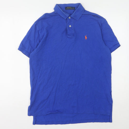 Polo Ralph Lauren Men's Blue Medium Polo Shirt