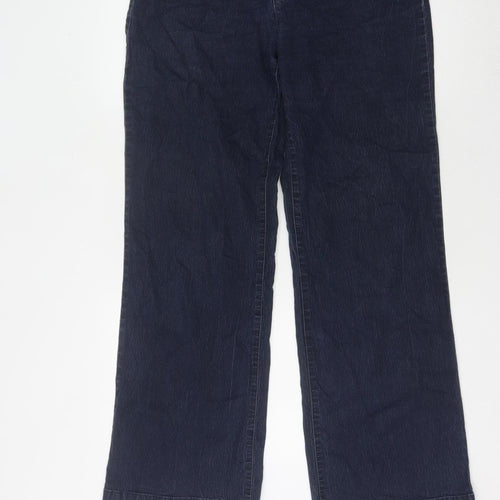 Liz & Co. Women's Blue Straight Jeans Size 12