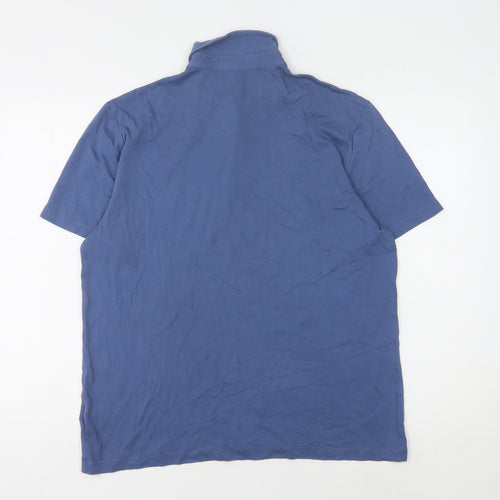 Charles Tyrwhitt Men's Blue Polo Shirt M