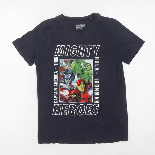 Next Boys' Blue Avengers T-Shirt - Size 9, New