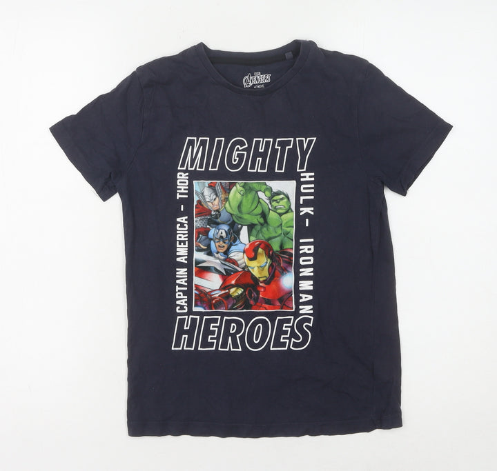 Next Boys' Blue Avengers T-Shirt - Size 9, New