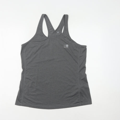 Karrimor Women's Grey Tank Top Size 16 - Athletic & Breathable