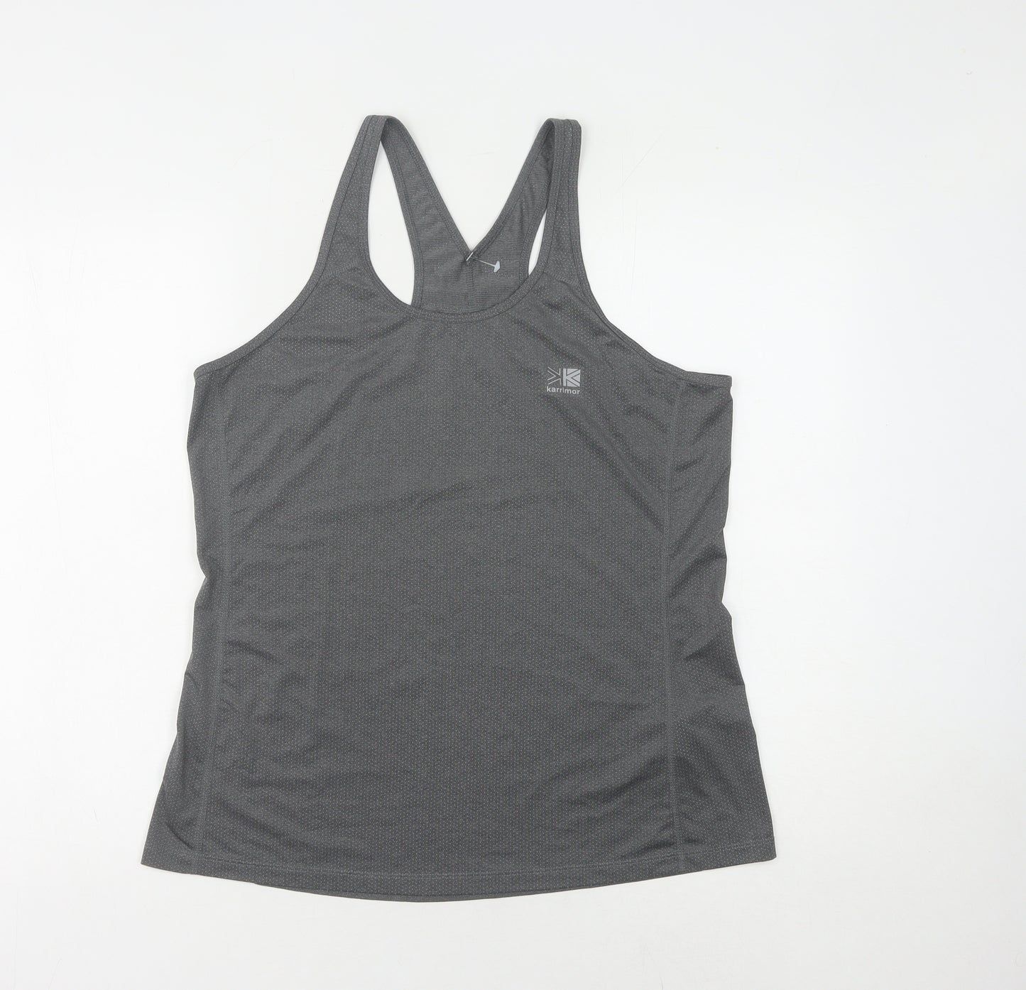 Karrimor Women's Grey Tank Top Size 16 - Athletic & Breathable